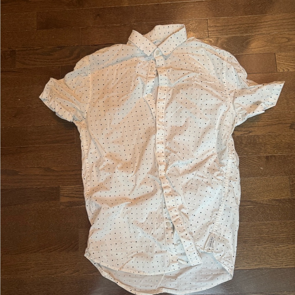 A/X Armani Exchange Light Shirt with Dark Dots